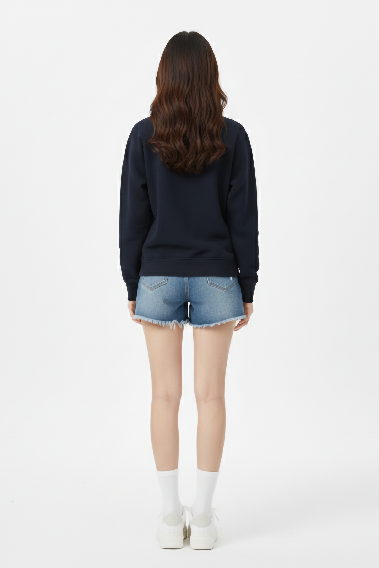 NAVY BLUE OVERSIZED SWEATSHIRT