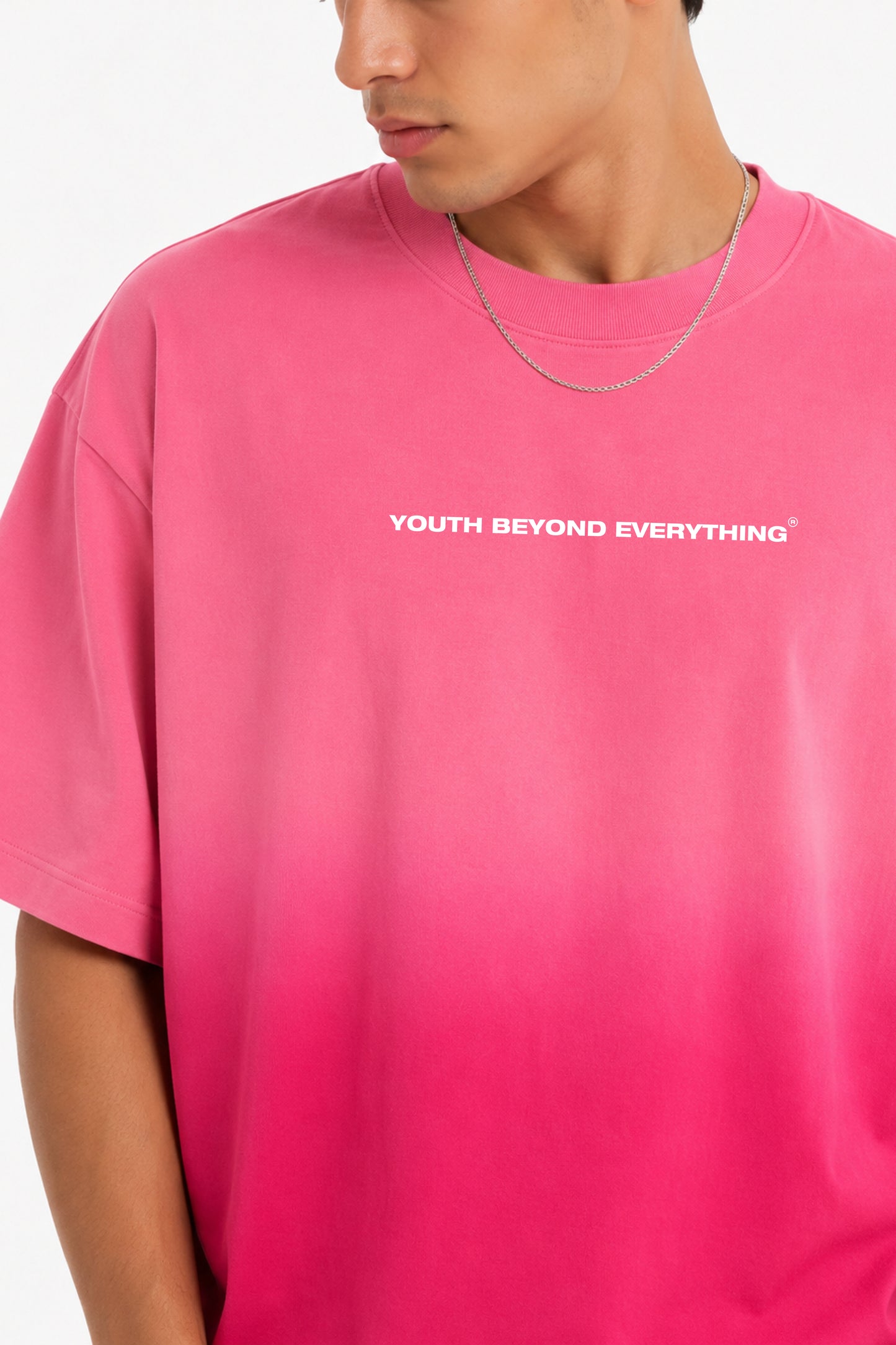 NOTHING GREAT OMBRE WASH BOXY FIT OVERSIZED T-SHIRT
