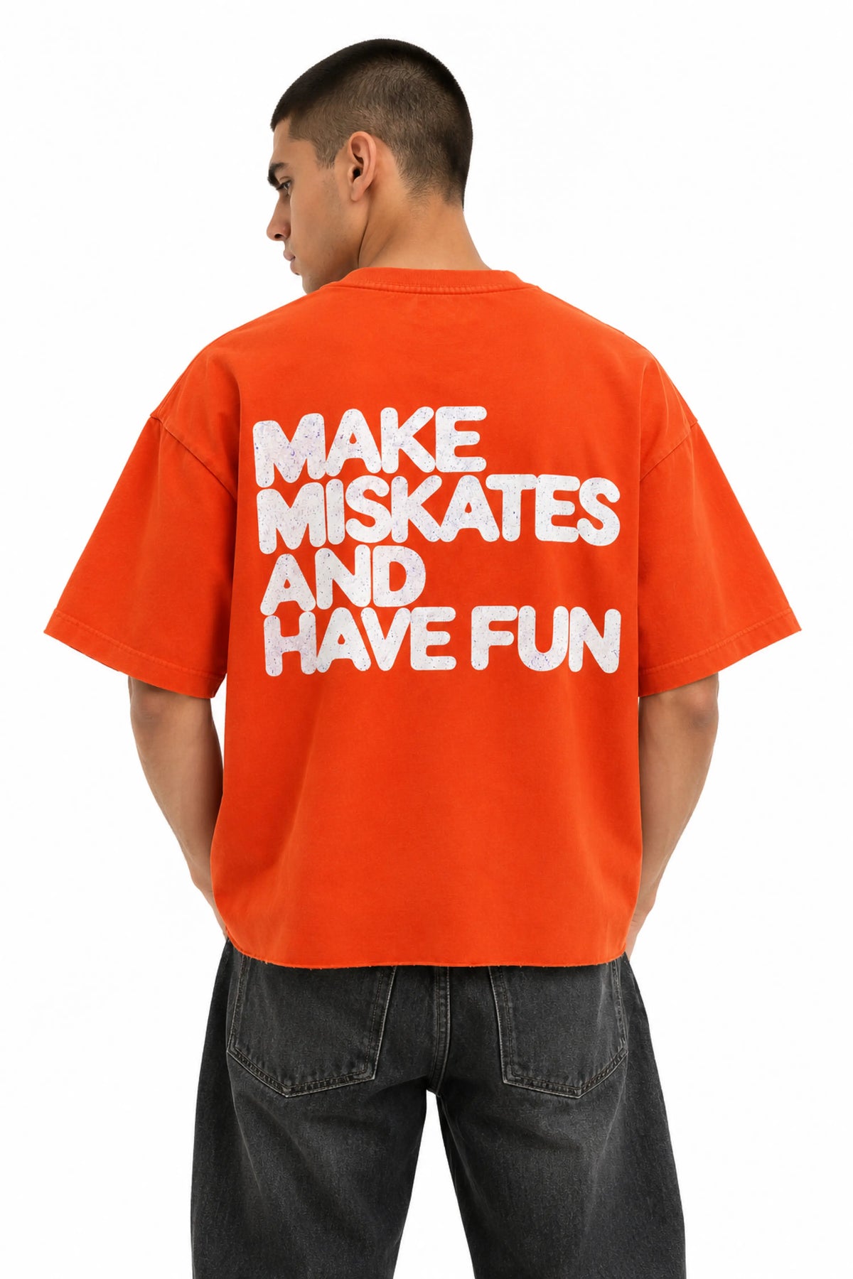 MAKE MISTAKES BOXY FIT T-SHIRT (UNISEX)