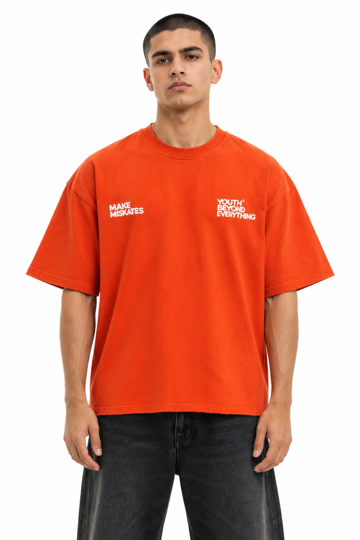 MAKE MISTAKES BOXY FIT T-SHIRT (UNISEX)