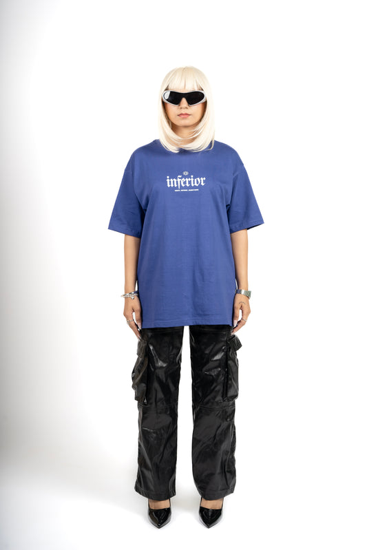 Blue Inferior Oversized T-Shirt (F)