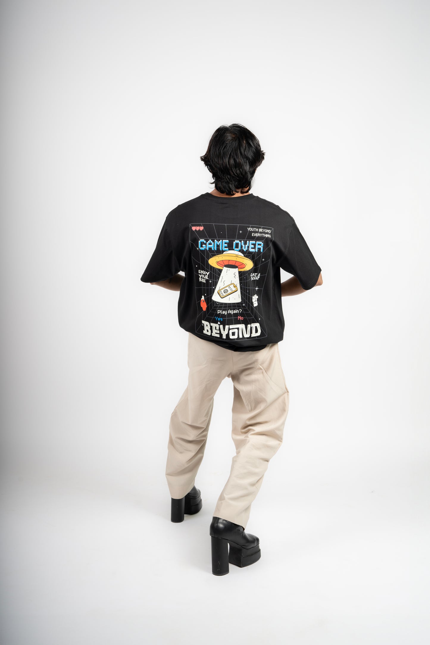 Game Over Oversized T-Shirt