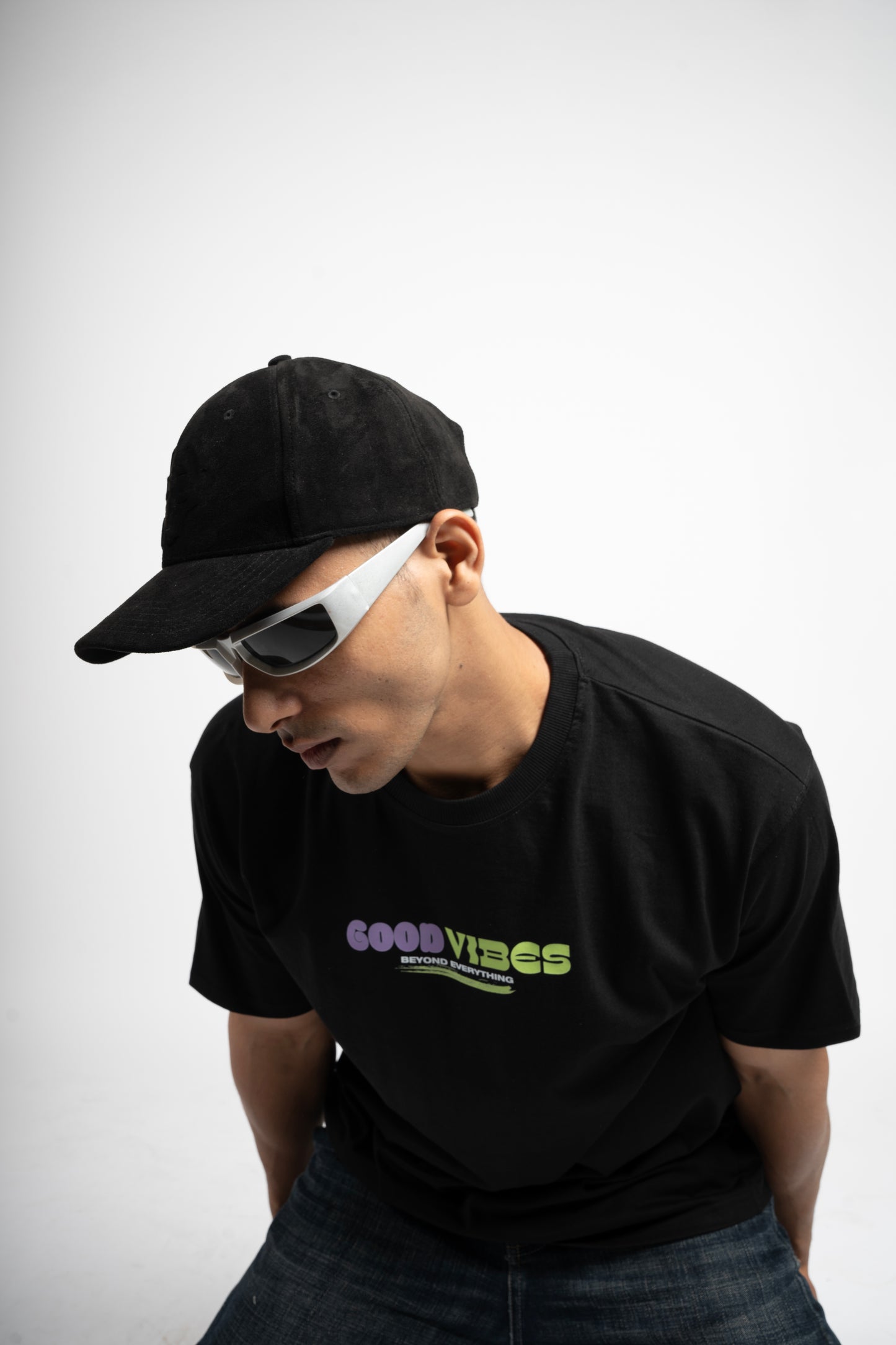 Good Vibes Oversized T-Shirt (Black)