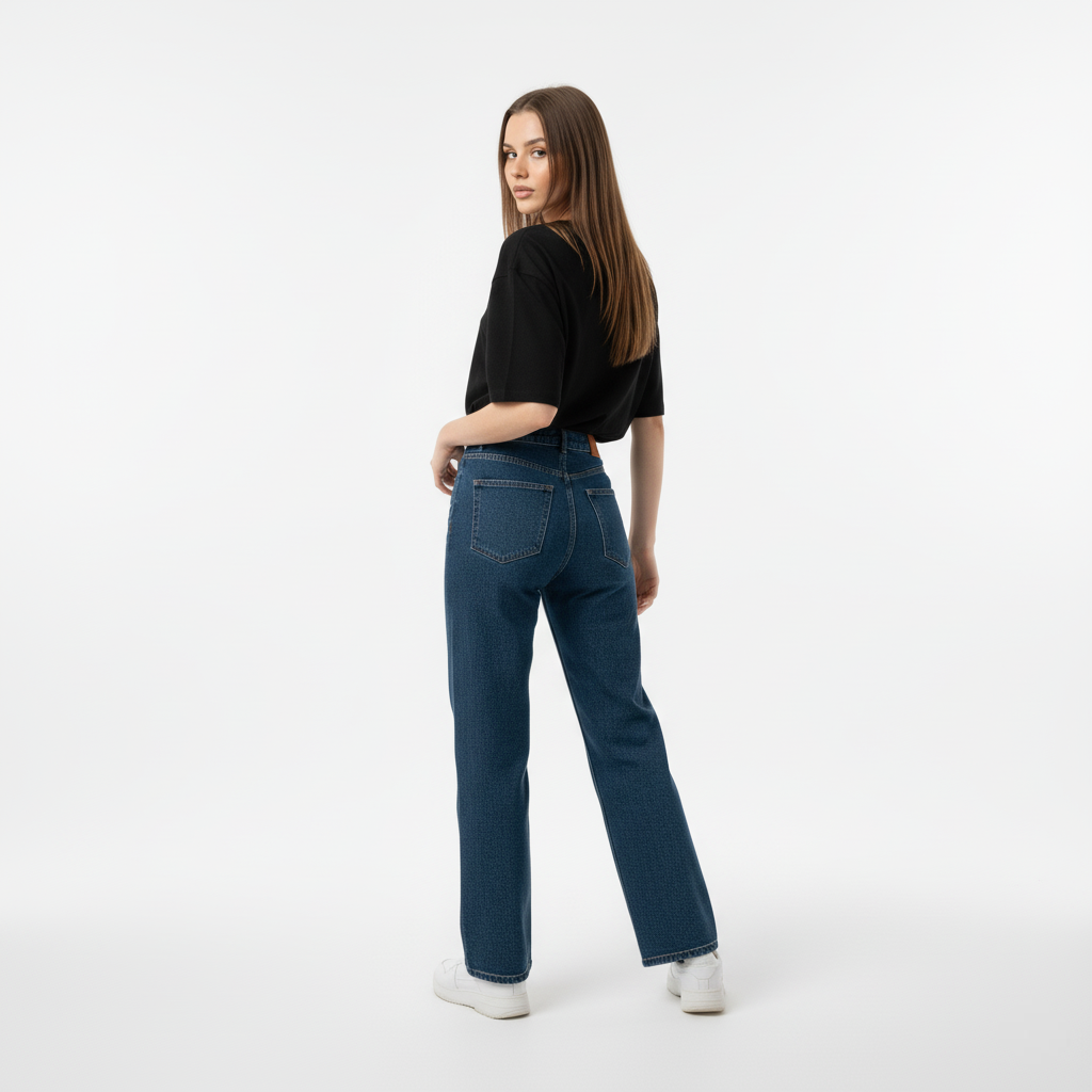 SOLID BLACK OVERSIZED T-SHIRT