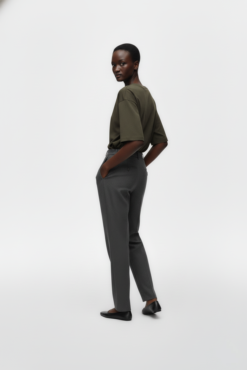 SOLID OLIVE GREEN OVERSIZED T-SHIRT