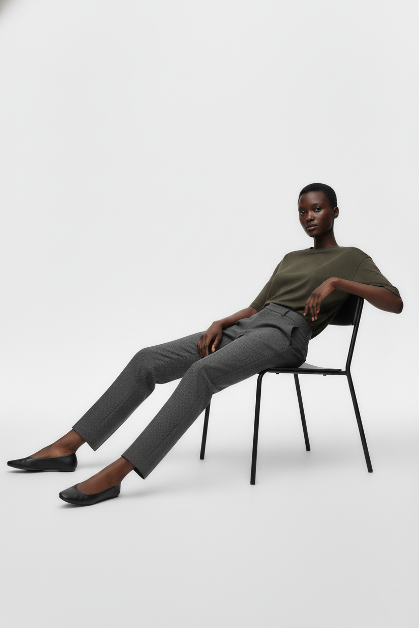 SOLID OLIVE GREEN OVERSIZED T-SHIRT