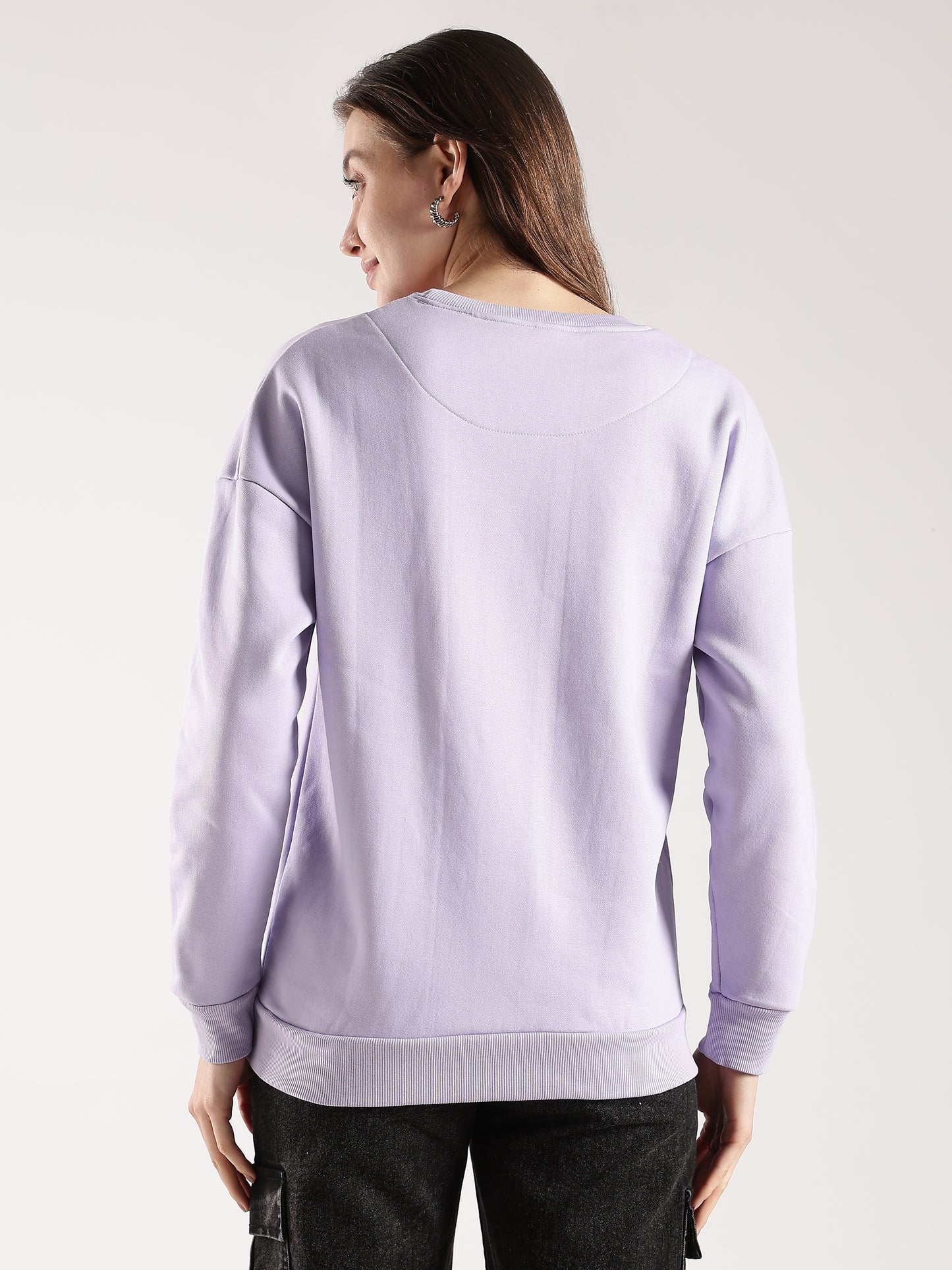 LAVENDER OVERSIZED SWEATSHIRT