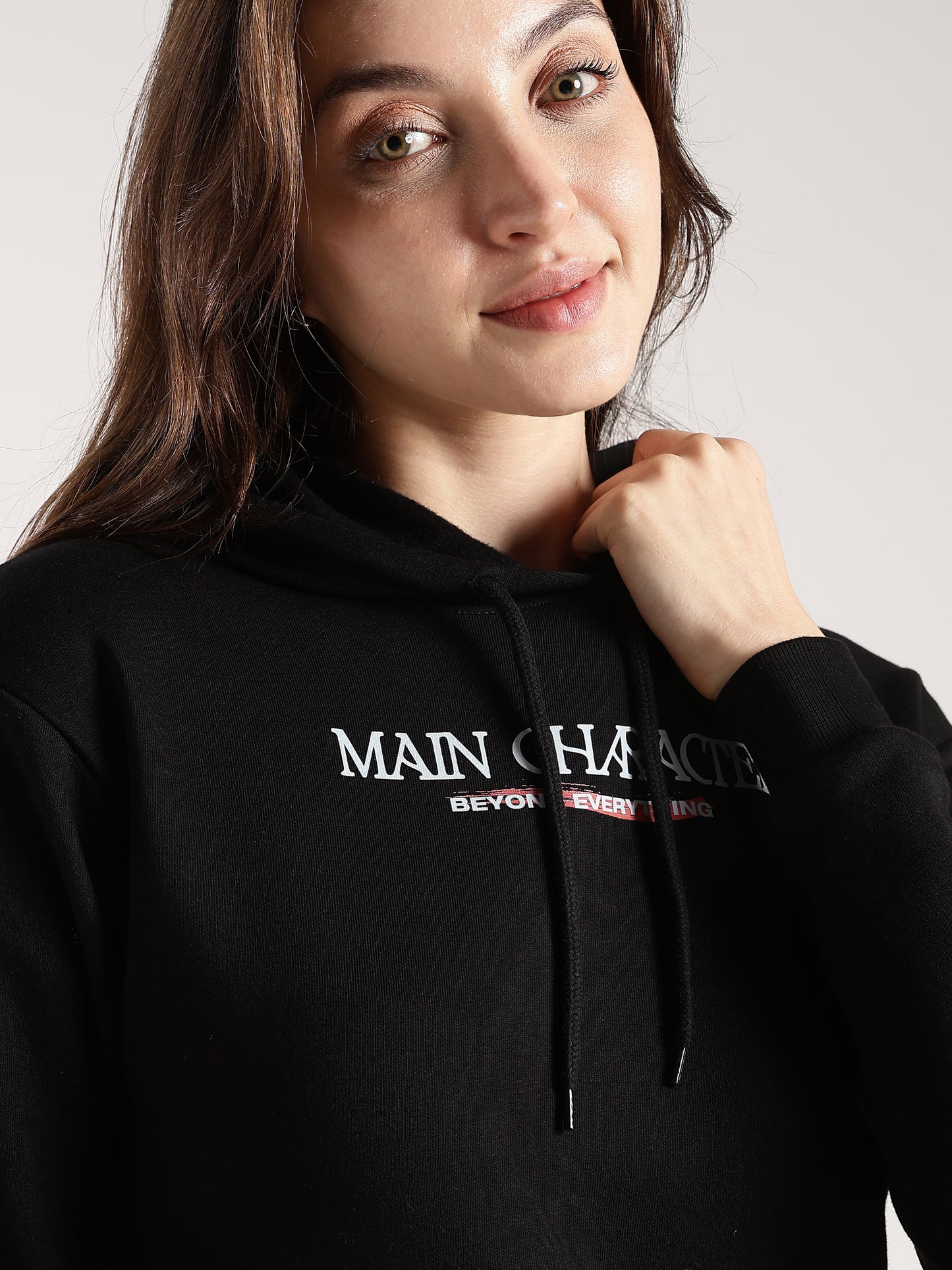 MAIN CHARACTER CROPPED HOODIE