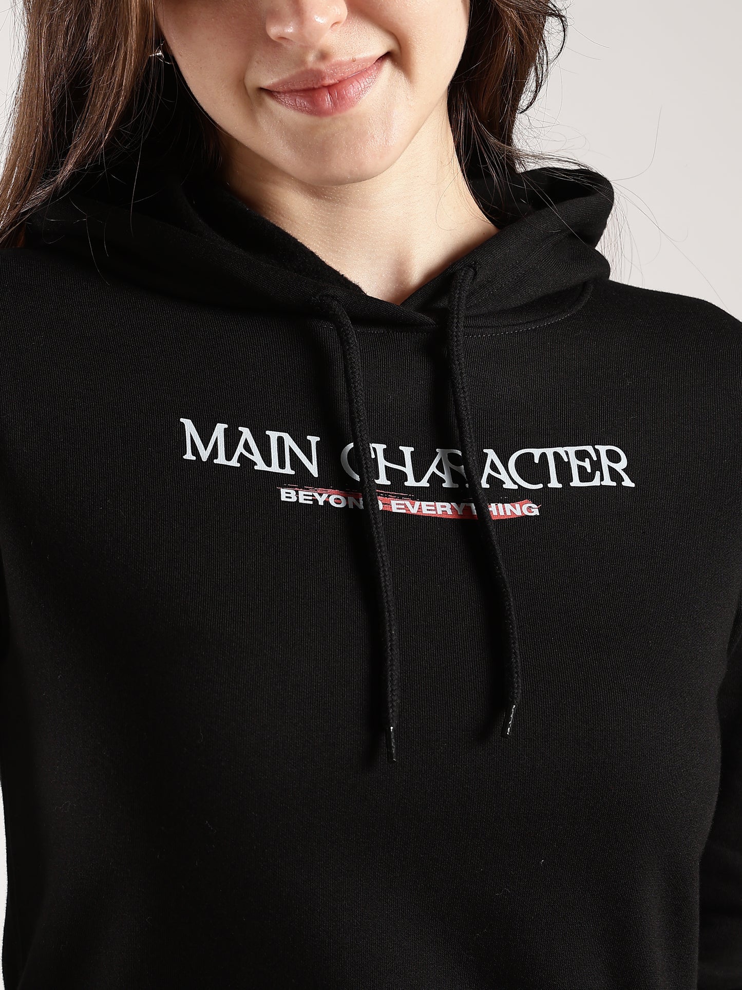 MAIN CHARACTER CROPPED HOODIE