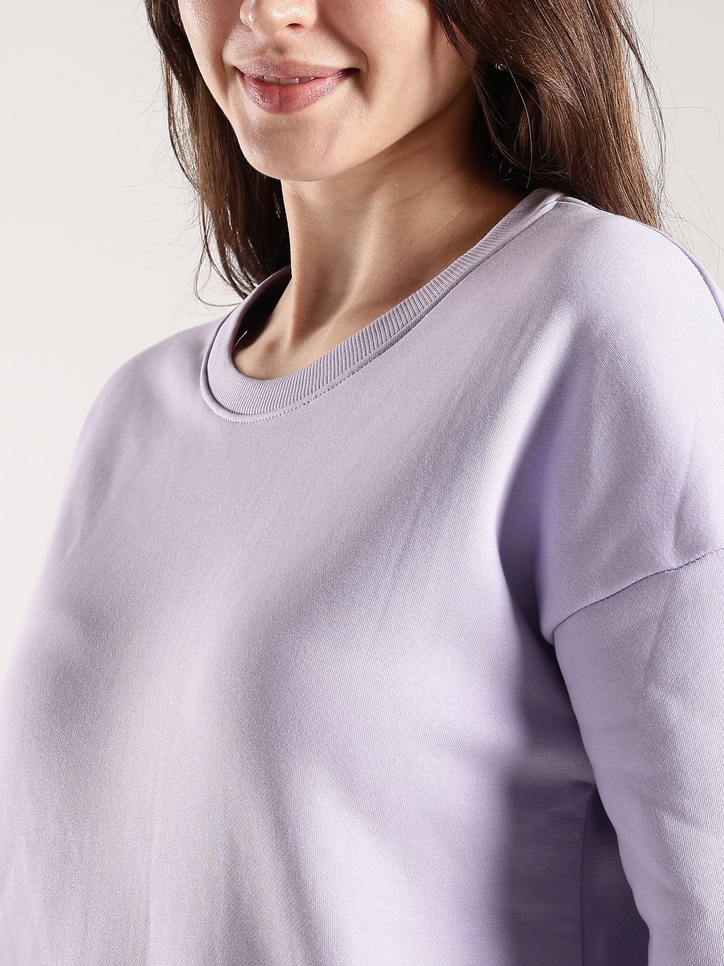 LAVENDER OVERSIZED SWEATSHIRT