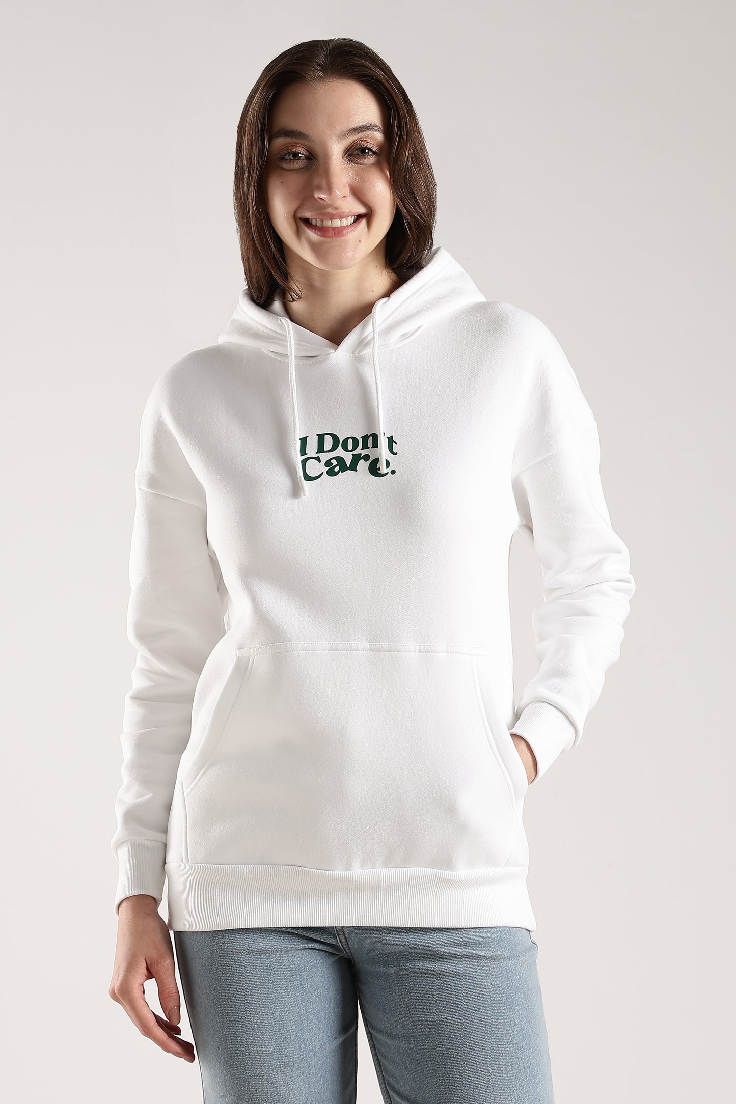 I DON’T CARE OVERSIZED HOODIE