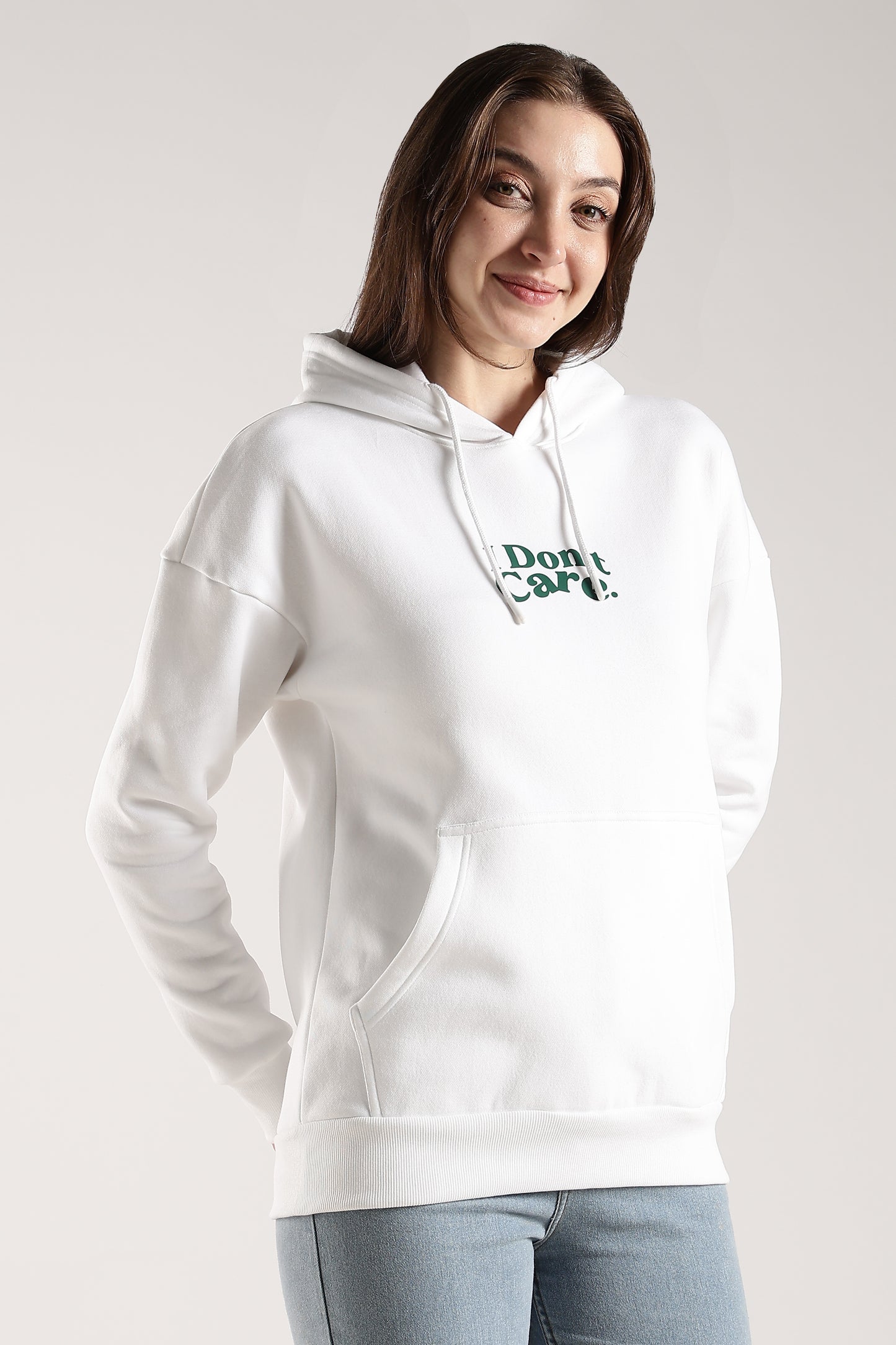 I DON’T CARE OVERSIZED HOODIE