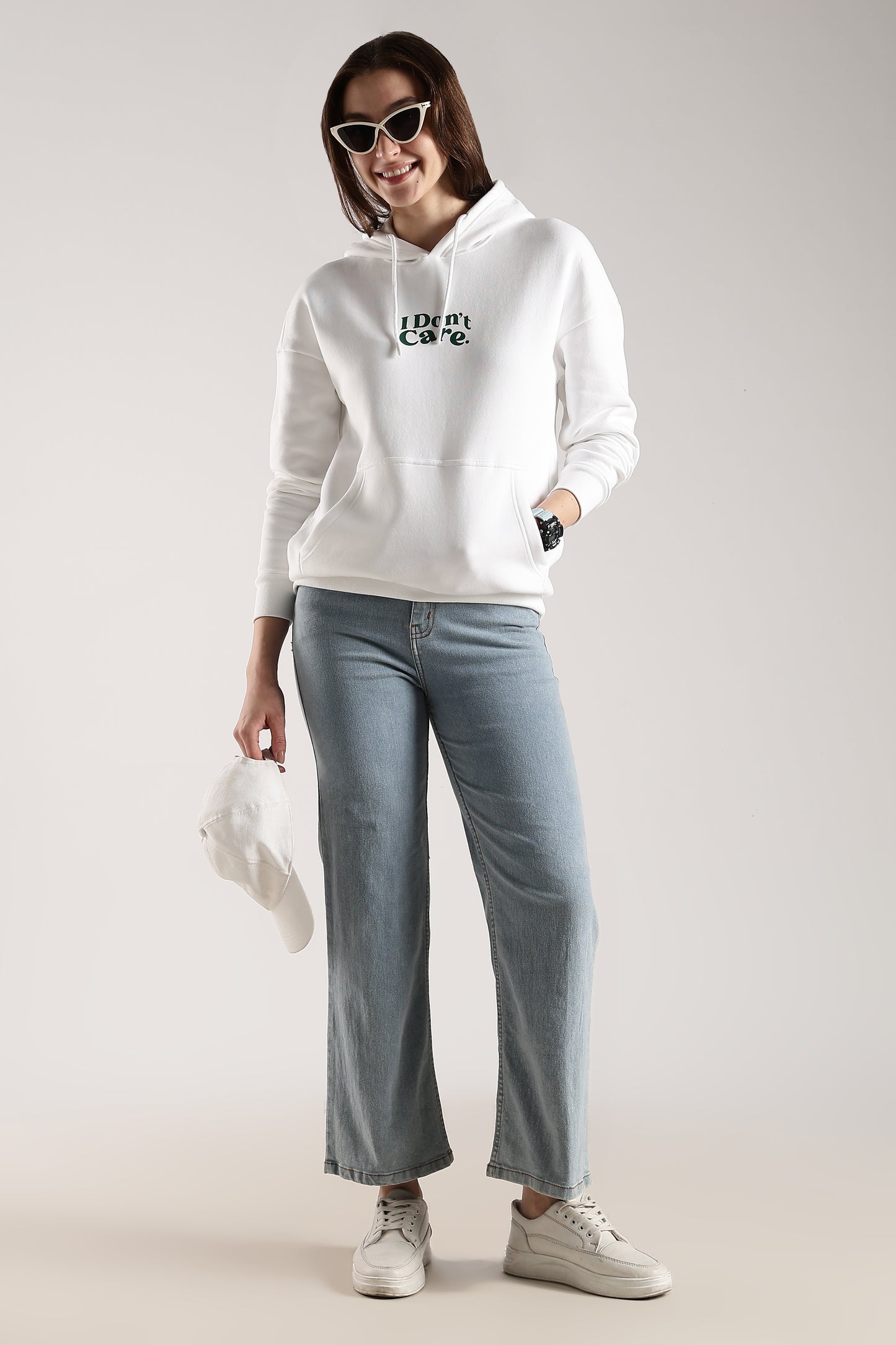 I DON’T CARE OVERSIZED HOODIE