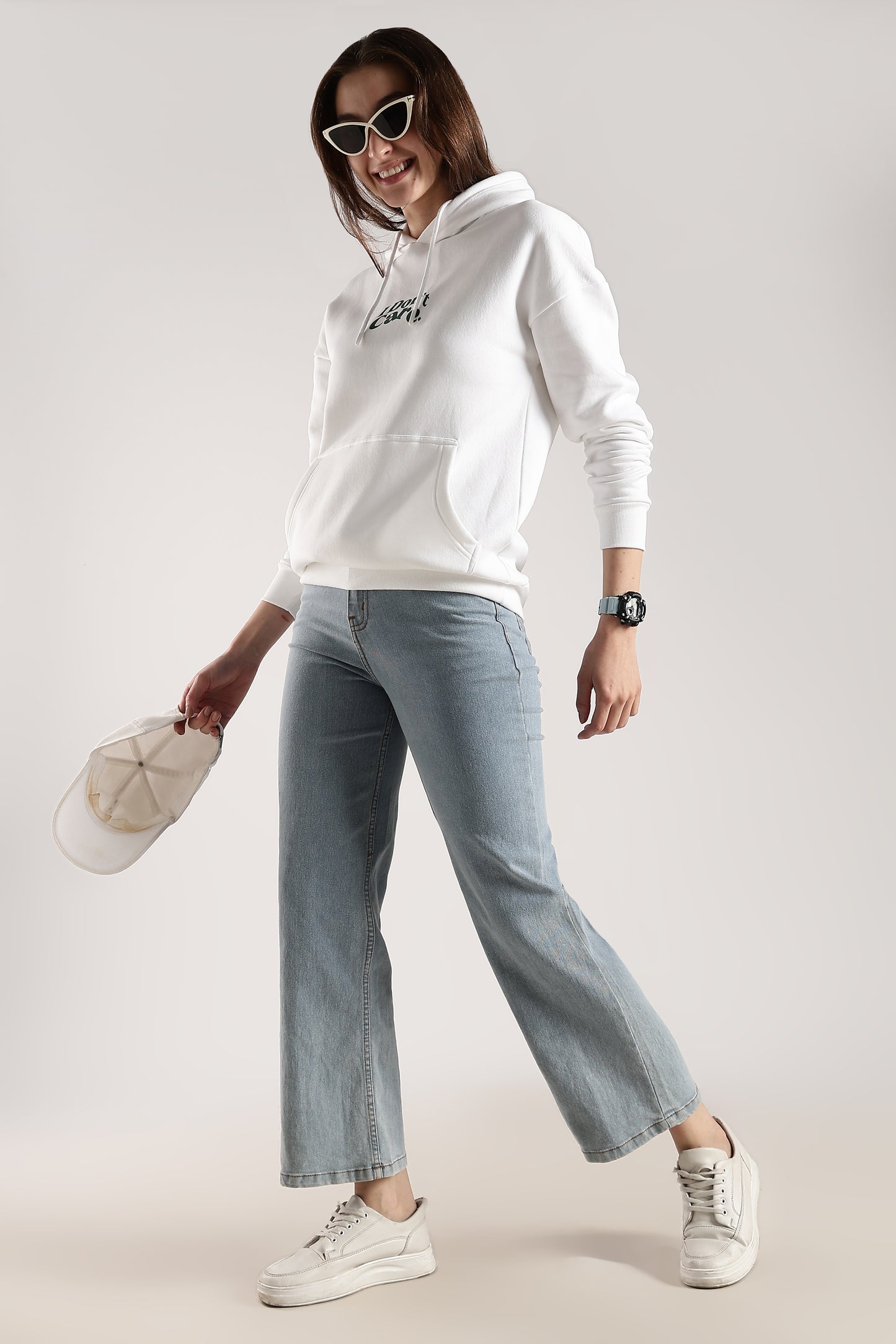 I DON’T CARE OVERSIZED HOODIE