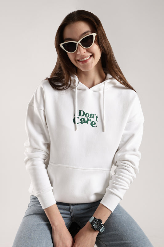 I DON’T CARE OVERSIZED HOODIE