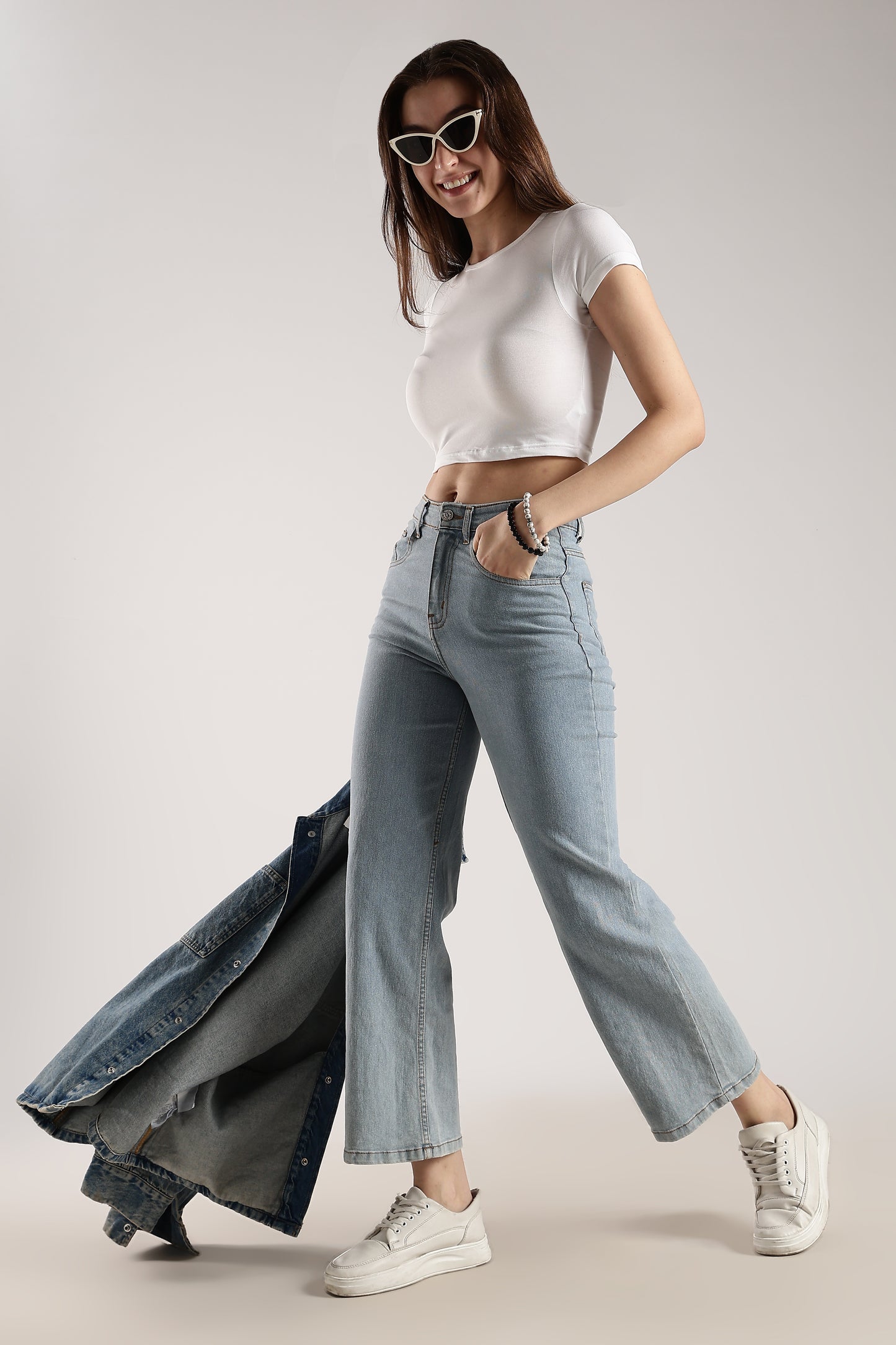 SOLID WHITE BABY TEE