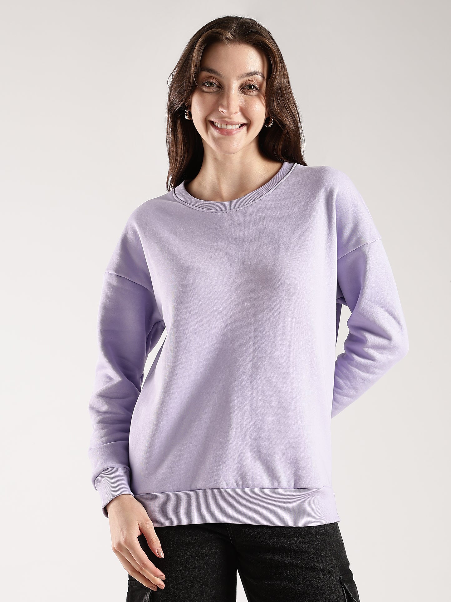 LAVENDER OVERSIZED SWEATSHIRT