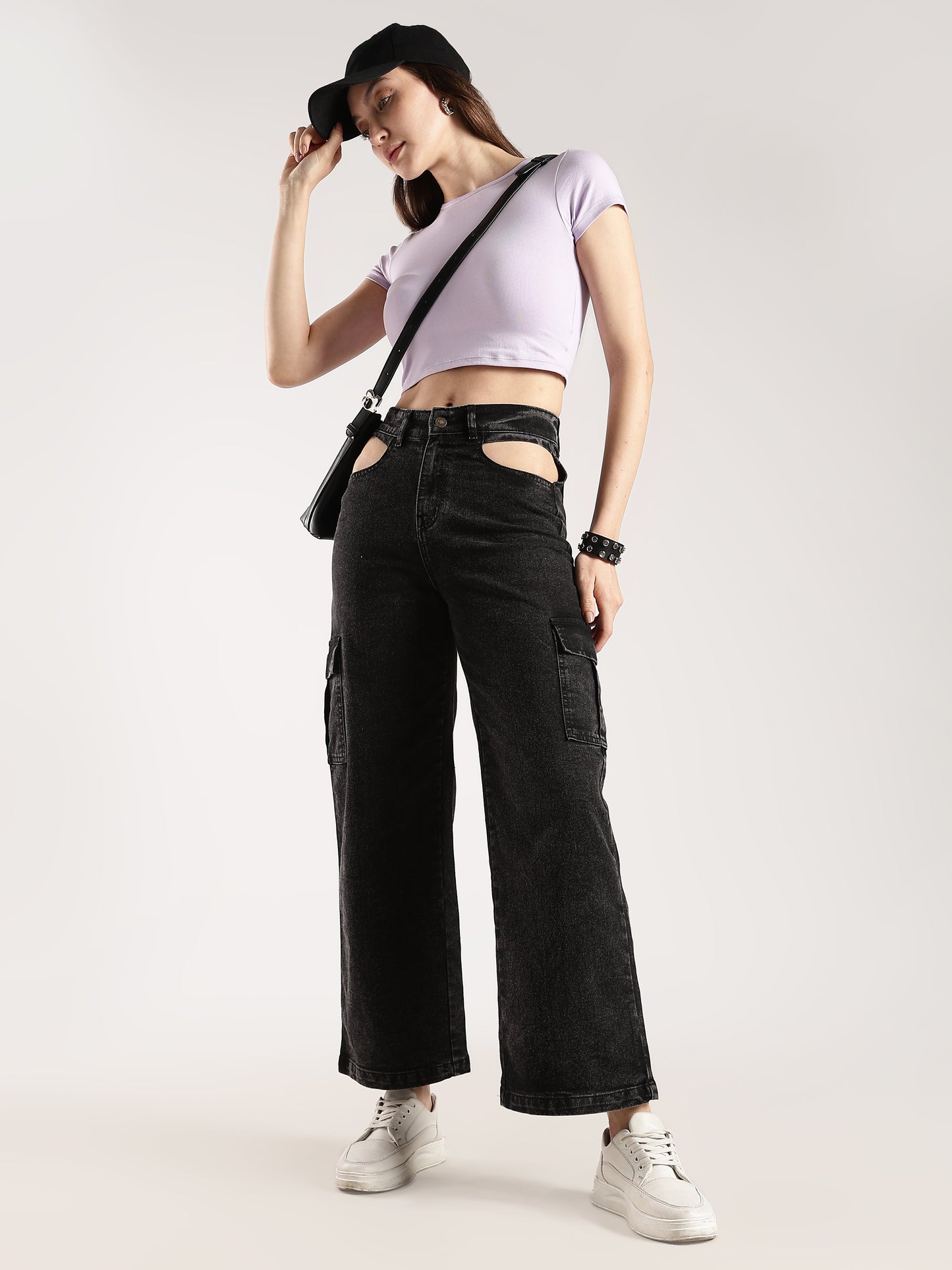 SOLID LAVENDER  BABY TEE