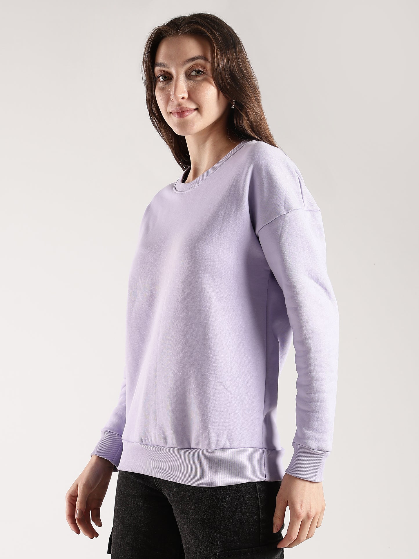 LAVENDER OVERSIZED SWEATSHIRT