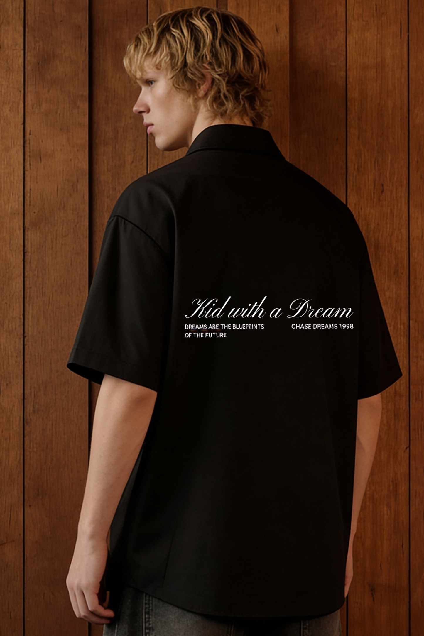 KID WITH A DREAM OVERSIZED UNISEX SHIRT