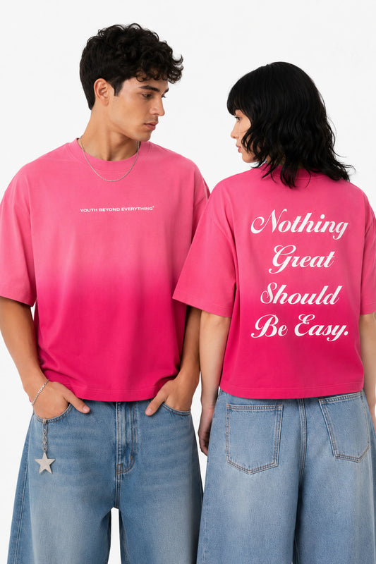 NOTHING GREAT OMBRE WASH BOXY FIT OVERSIZED T-SHIRT (UNISEX)