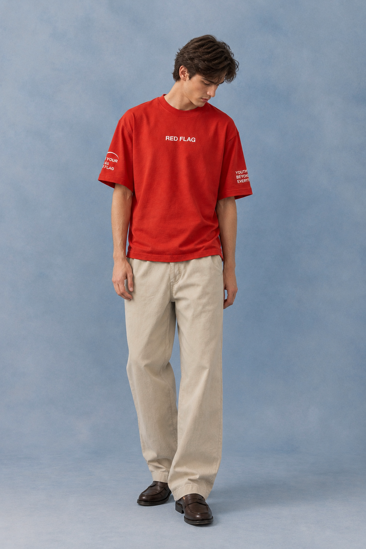 RED FLAG OVERSIZED T-SHIRT