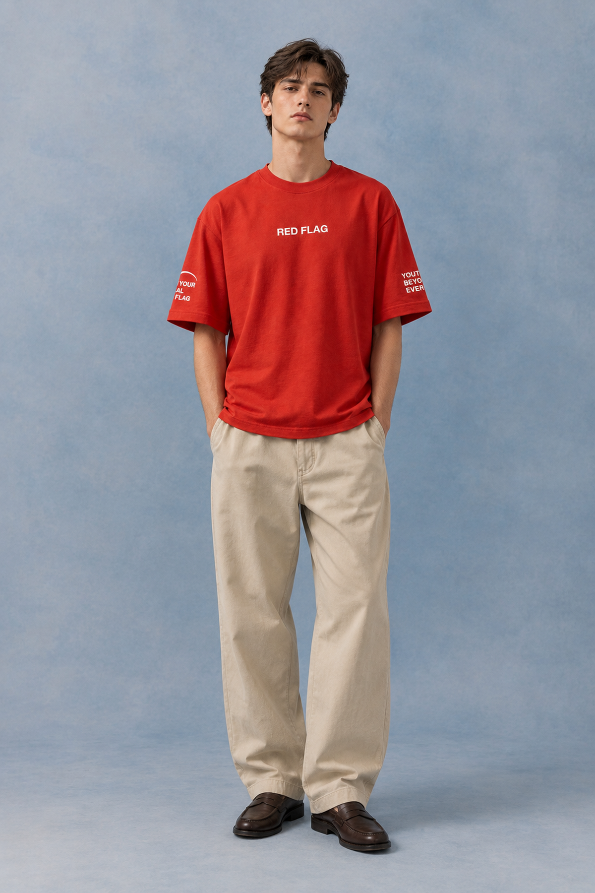 RED FLAG OVERSIZED T-SHIRT